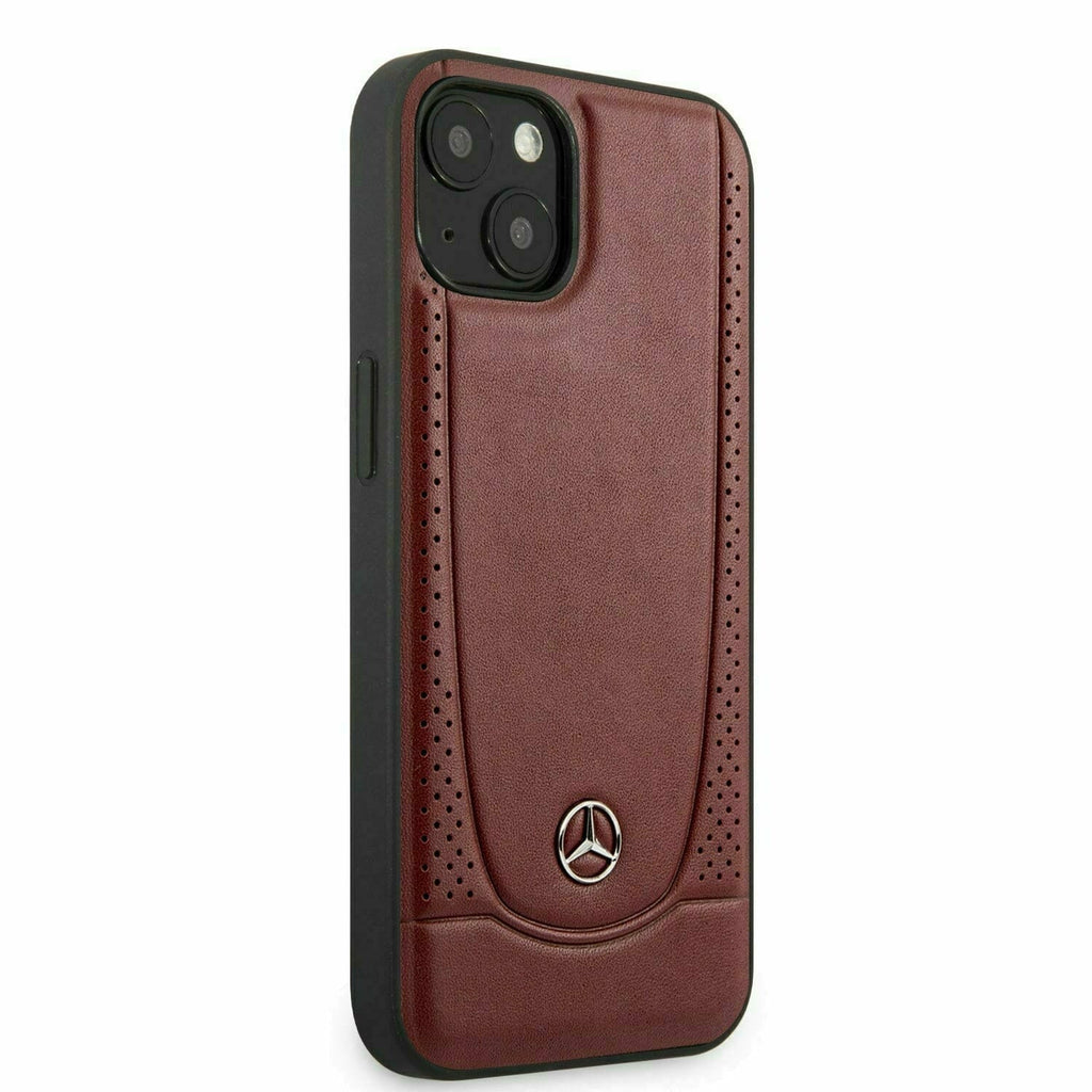 Mercedes-Benz AMG Petronas Leather Black/Red Perforated Urban Collection - iPhone 13 Phone Cases Dark Olive Green
