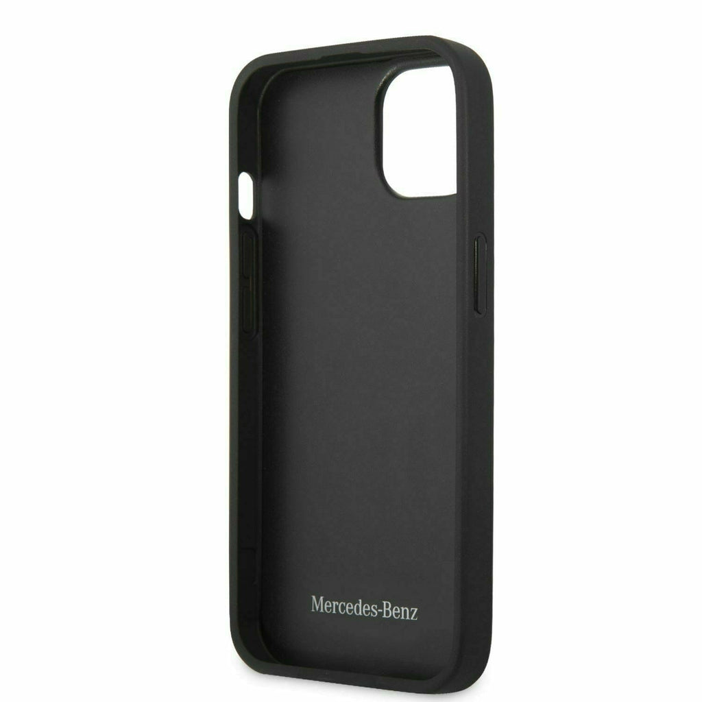 Mercedes-Benz AMG Petronas Leather Black/Red with Stars Pattern- iPhone 13 Phone Cases Dark Slate Gray