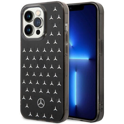 Mercedes-AMG Petronas PC/TPU BLUE DOUBLE LAYER CASE STAR PATTERN LARGE - iPhone 14 Phone Cases Dark Slate Gray