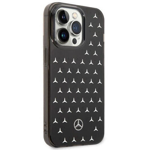 Mercedes-AMG Petronas PC/TPU BLUE DOUBLE LAYER CASE STAR PATTERN LARGE - iPhone 14 Phone Cases Dark Slate Gray