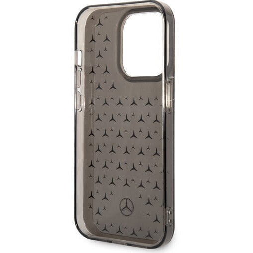 Mercedes-AMG Petronas PC/TPU BLUE DOUBLE LAYER CASE STAR PATTERN LARGE - iPhone 14 Phone Cases Dim Gray
