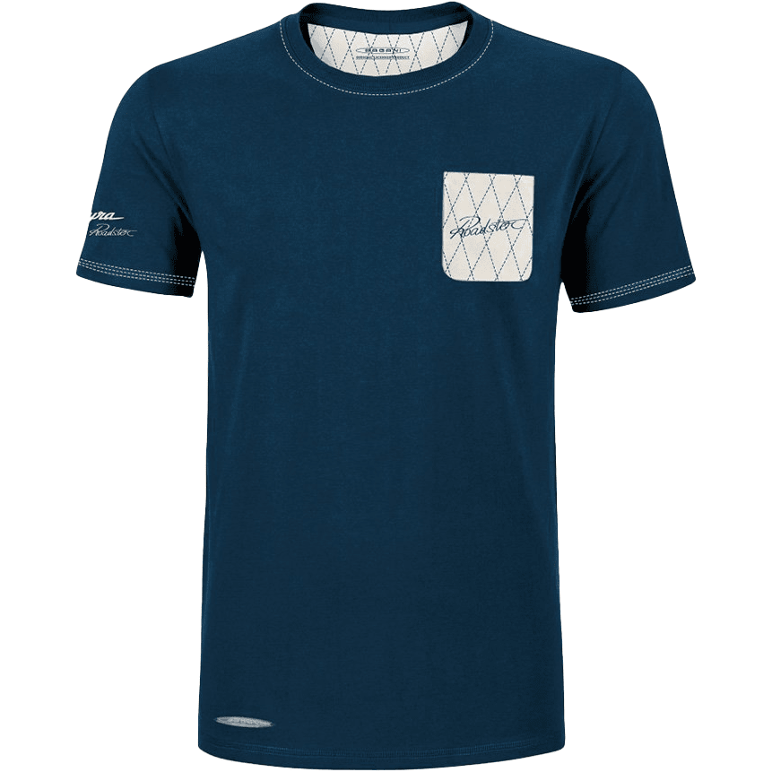 Pagani Huayra Roadster Men's Pocket T-Shirt - Blue T-shirts Dark Slate Gray