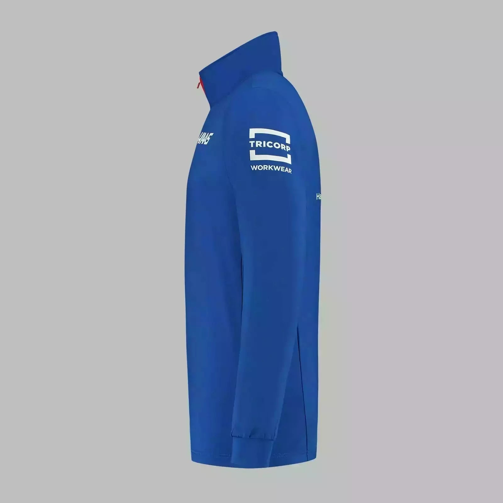 Haas Racing F1 2022 Men s Team Fitted 1 4 Zip Sweatshirt CMC