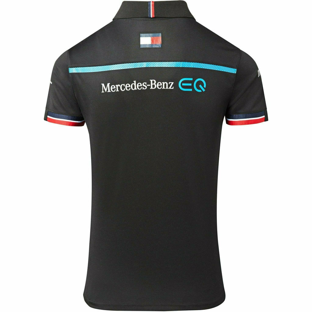 Mercedes-EQ Formula E Team 2021 Women's Team Polo Shirt - Black Polos Dark Slate Gray