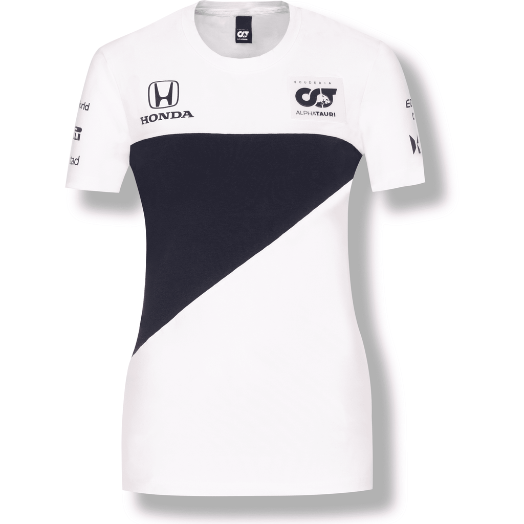 Scuderia AlphaTauri Women's 2021 Team T-Shirt-White T-shirts Dark Slate Gray