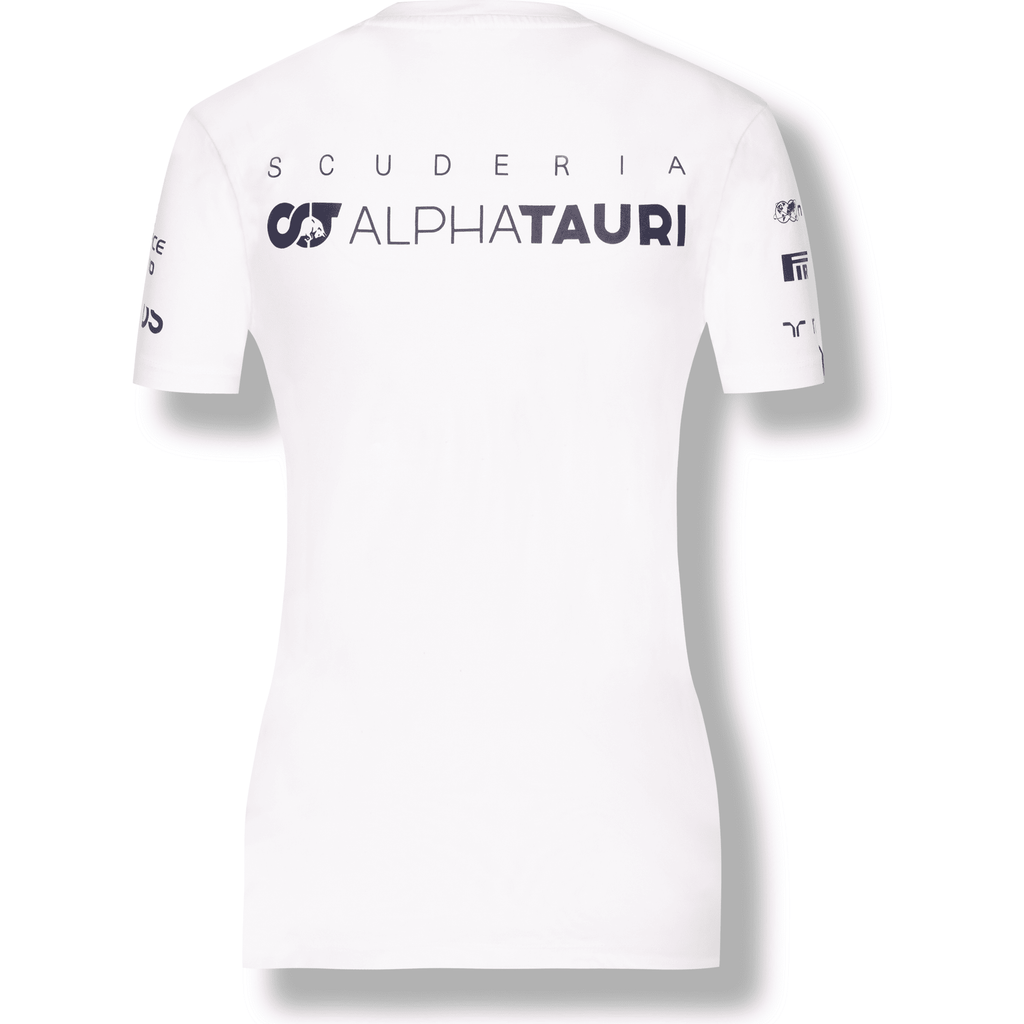 Scuderia AlphaTauri Women's 2021 Team T-Shirt-White T-shirts White Smoke