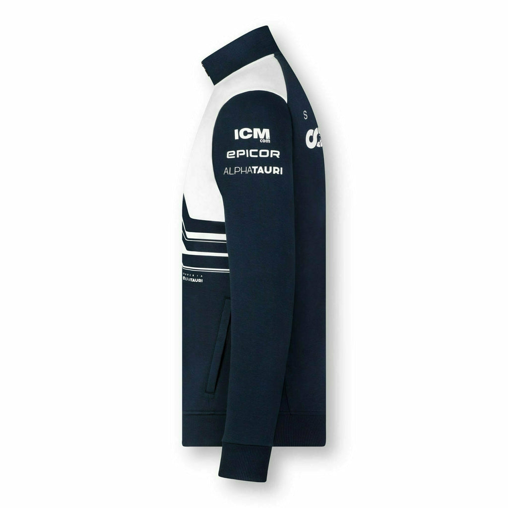 Scuderia AlphaTauri F1 2022 Men's Team Sweat Jacket - Navy Jackets Dark Slate Gray