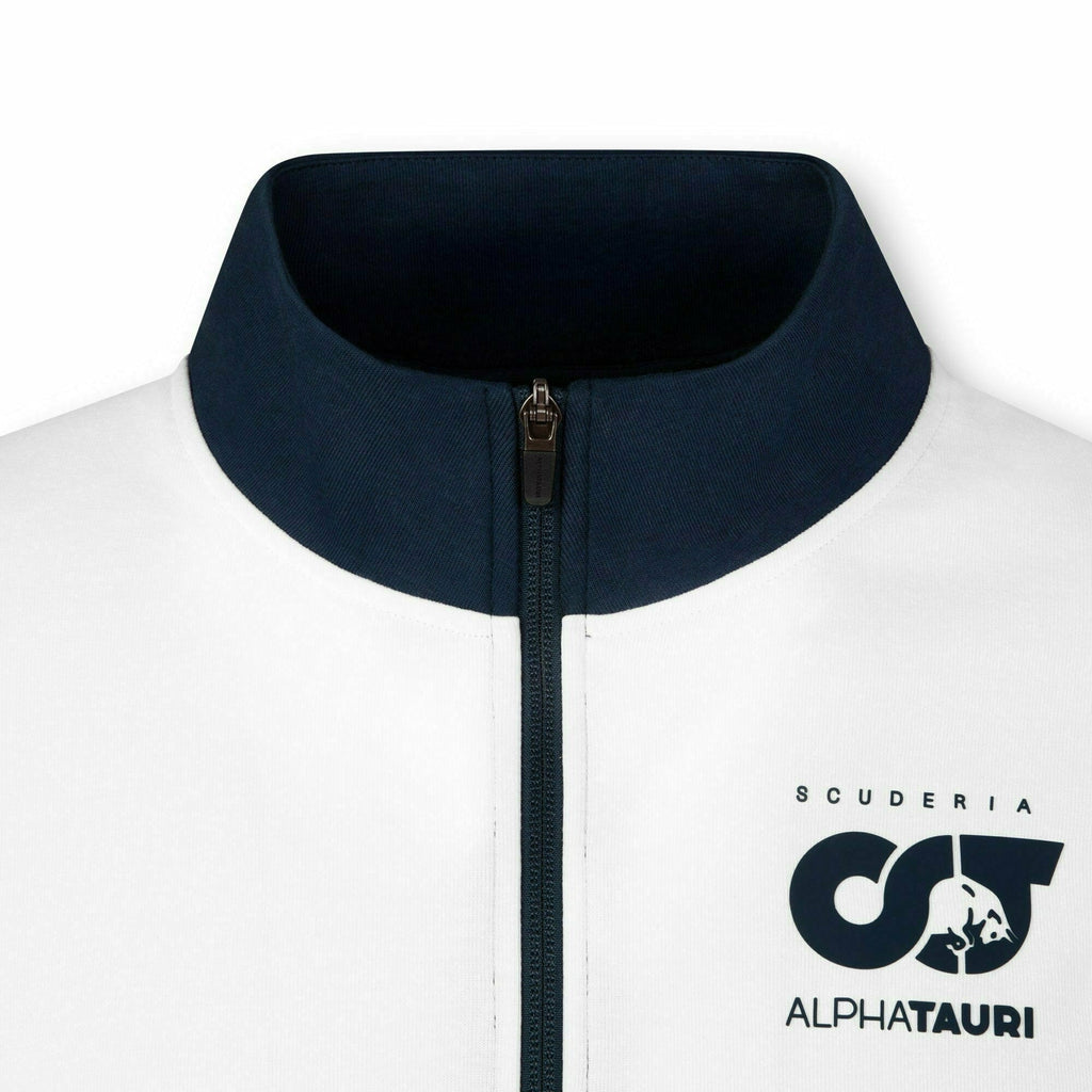 Scuderia AlphaTauri F1 2022 Men's Team Sweat Jacket - Navy Jackets White Smoke