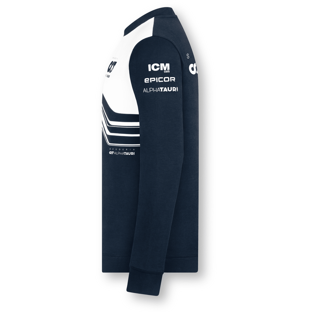 Scuderia AlphaTauri F1 2022 Men's Team Crewneck Sweatshirt- Navy Sweatshirt Lavender