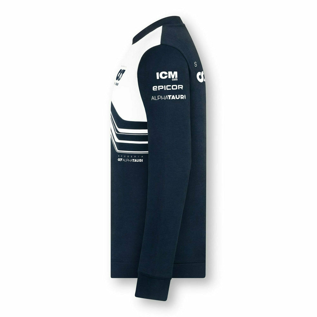 Scuderia AlphaTauri F1 2022 Men's Team Crewneck Sweatshirt- Navy Sweatshirt Lavender