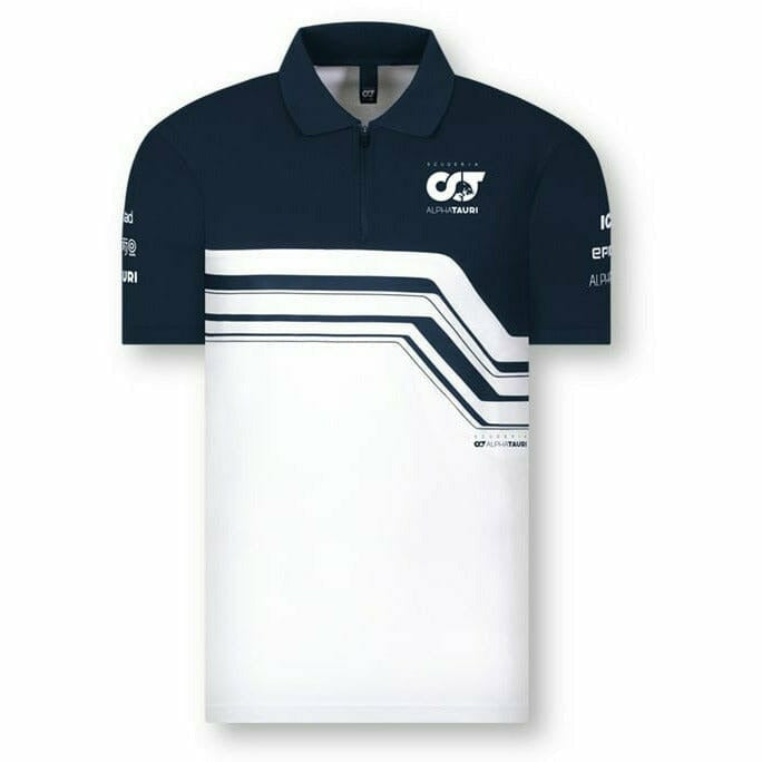 Scuderia AlphaTauri F1 2022 Men's Team Polo Shirt - Navy/White Polos Lavender