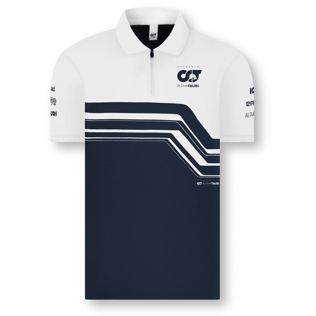 Scuderia AlphaTauri F1 2022 Men's Team Polo Shirt - Navy/White Polos Lavender