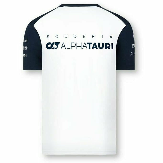 Scuderia AlphaTauri F1 2022 Men's Team T-Shirt - Navy/White T-shirts Dark Slate Gray