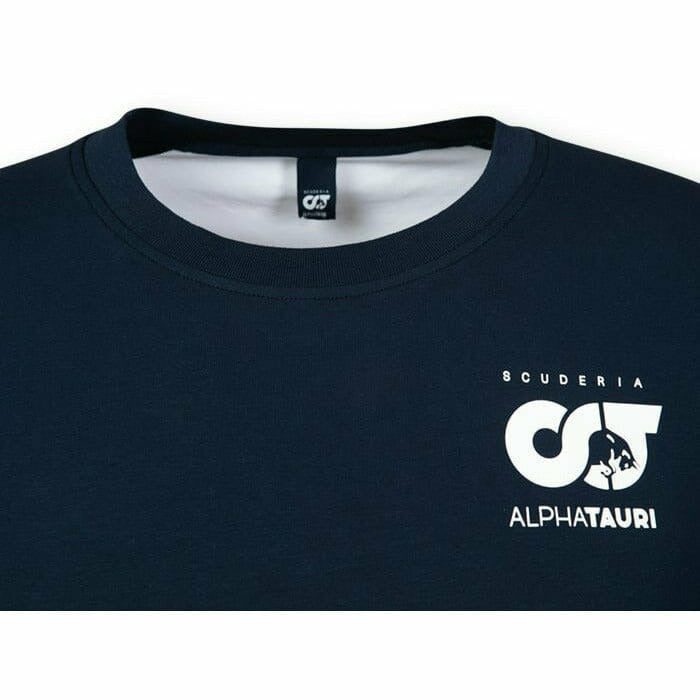 Scuderia AlphaTauri F1 2022 Men's Team T-Shirt - Navy/White T-shirts Black