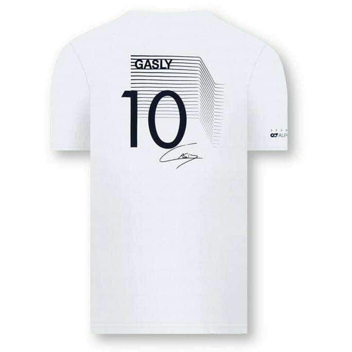 Scuderia AlphaTauri F1 Men's Pierre Gasly #10 T-Shirt - White T-shirts Lavender
