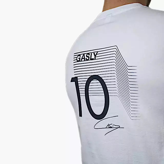 Scuderia AlphaTauri F1 Men's Pierre Gasly #10 T-Shirt - White T-shirts Lavender