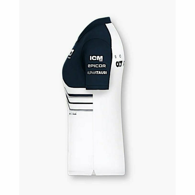 Scuderia AlphaTauri F1 2022 Women's Team Polo Shirt - Navy/White Polos White Smoke