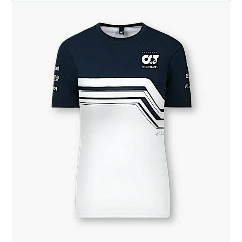 Scuderia AlphaTauri F1 2022 Women's Team T-Shirt - Navy/White T-shirts Black