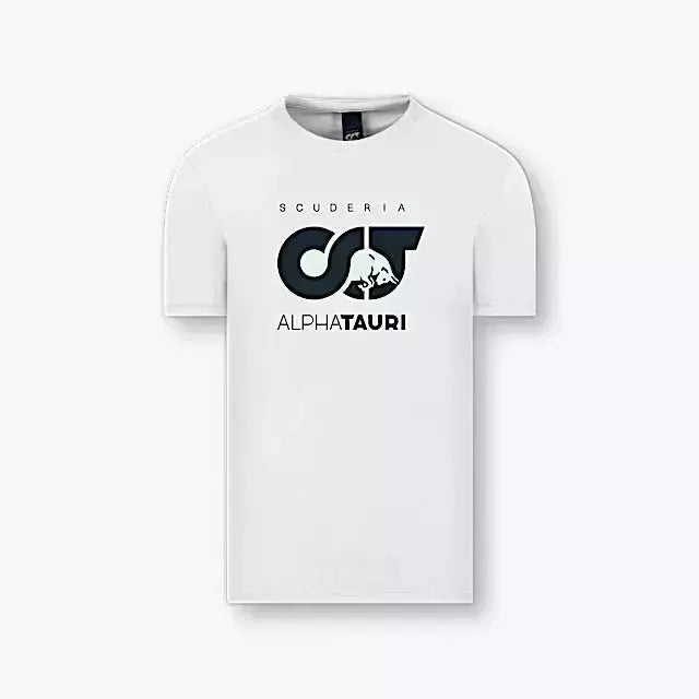 Scuderia AlphaTauri F1 Kids Logo T-Shirt - Youth Navy/White T-shirts White Smoke