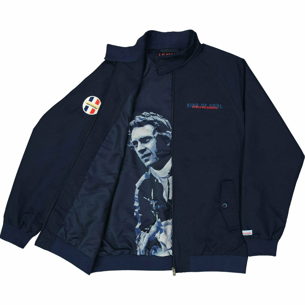 Le Mans 24 Hours Men's Steve McQueen "King Of Cool" Classic Jacket Jackets Dark Slate Gray