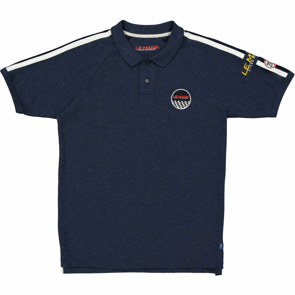 Le Mans 24 Hours Men's Steve McQueen Racing 20 Polo Shirt Polos Dark Slate Gray