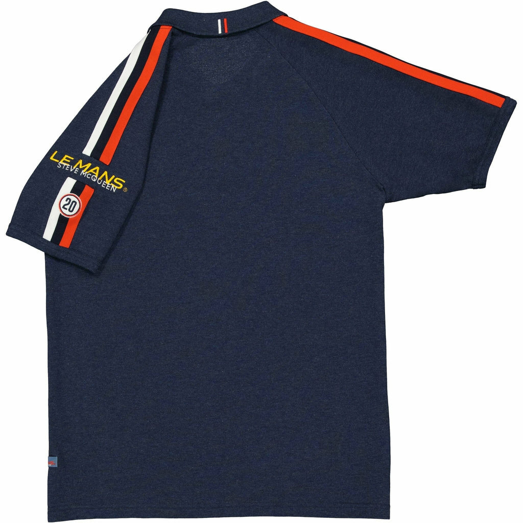 Le Mans 24 Hours Men's Steve McQueen Racing 20 Polo Shirt Polos Dark Slate Gray