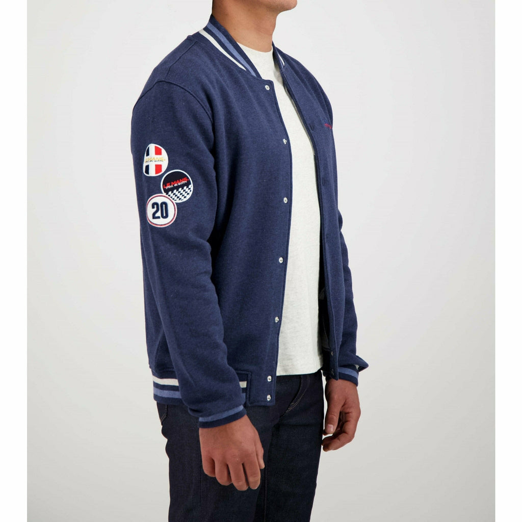 Le Mans 24 Hours Men's Steve McQueen "King of Cool" Teddy Sweat Jacket Jackets Dark Slate Gray
