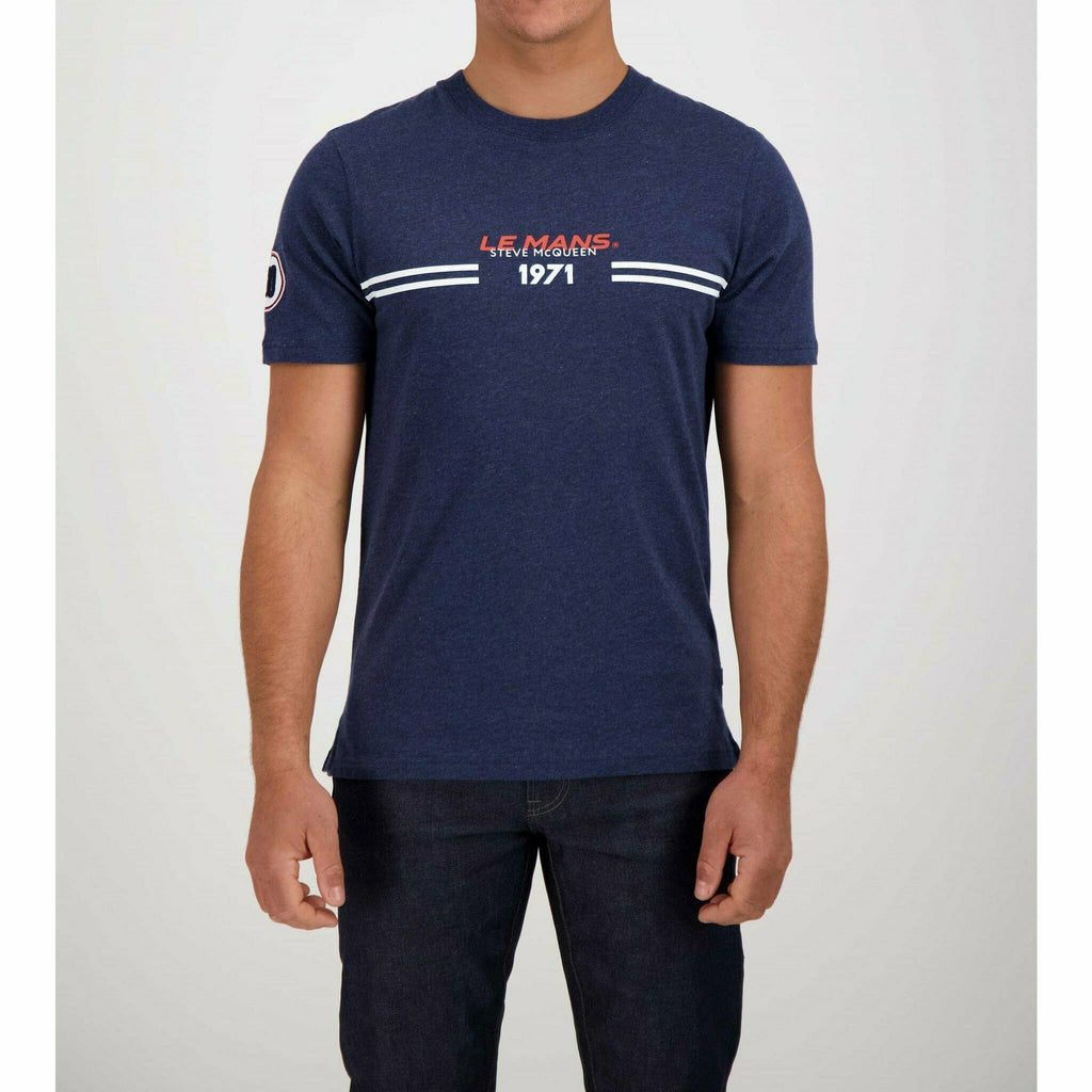 Le Mans 24 Hours Men's Steve McQueen "1971" T-Shirt T-shirt Light Gray