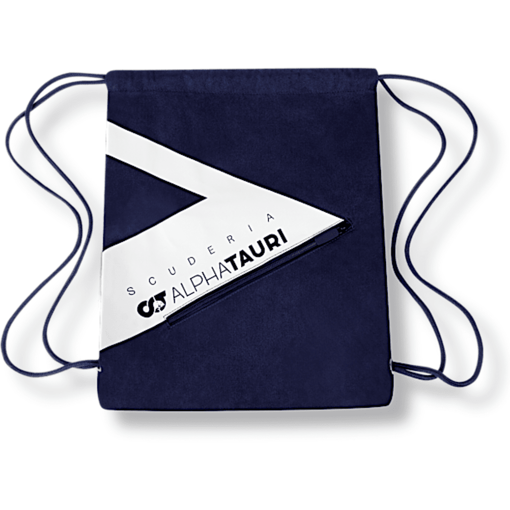 Scuderia AlphaTauri F1 Drawstring Bag - Navy Bags Midnight Blue
