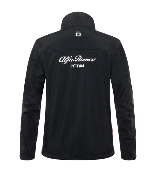Alfa Romeo Racing F1 2023 Men's Team Softshell Jacket - Black Jackets Alfa Romeo 