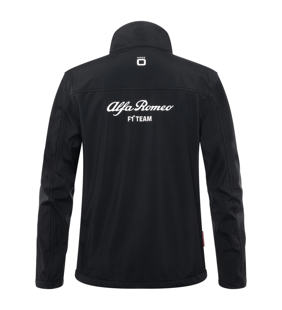 Alfa Romeo Racing F1 2023 Men's Team Softshell Jacket - Black Jackets Alfa Romeo 