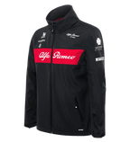 Alfa Romeo Racing F1 2023 Men's Team Softshell Jacket - Black Jackets Alfa Romeo 