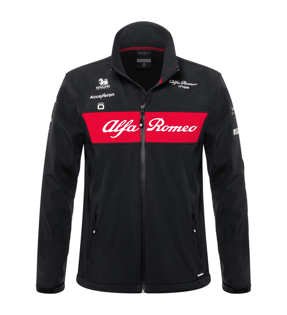 Alfa Romeo Racing F1 2023 Women's Team Softshell Jacket - Black Jackets Alfa Romeo 