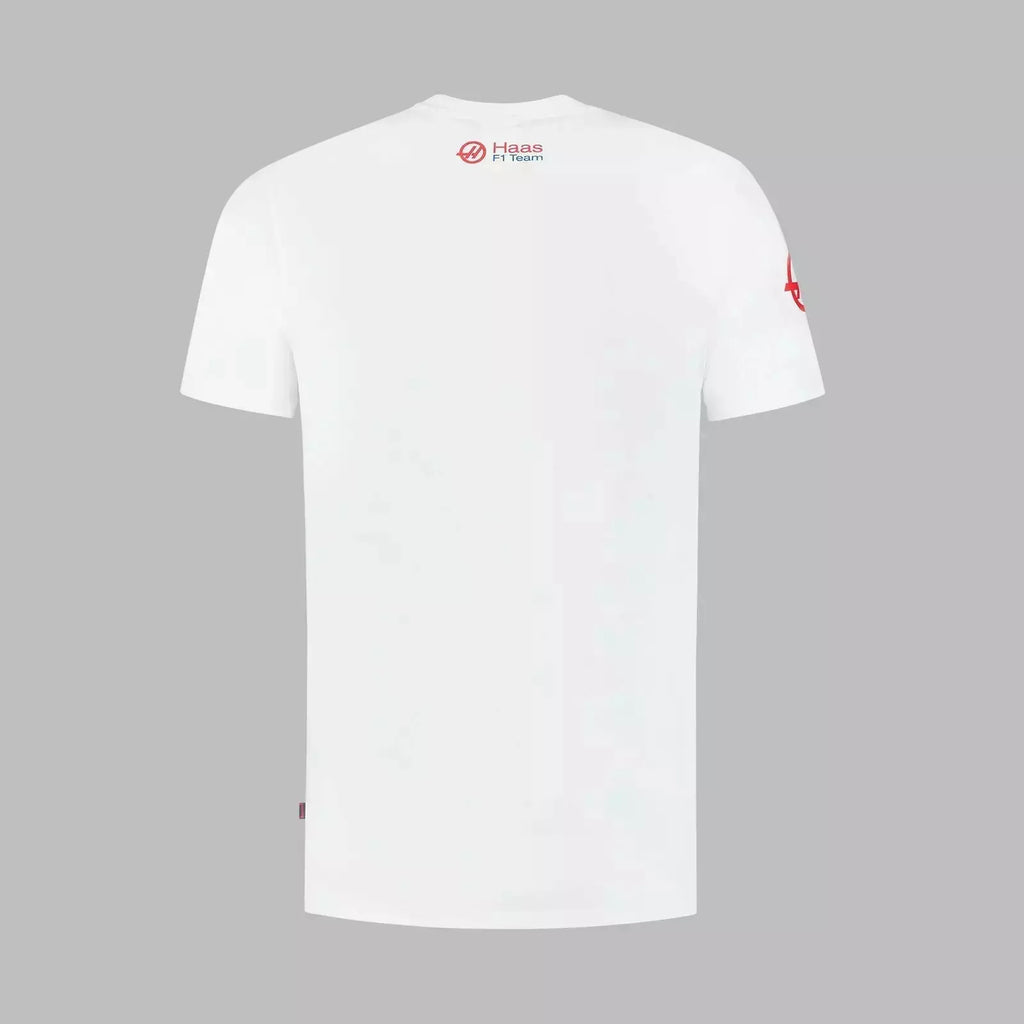 Haas Racing F1 Men's Kevin Magnussen T-Shirt T-shirts Light Gray