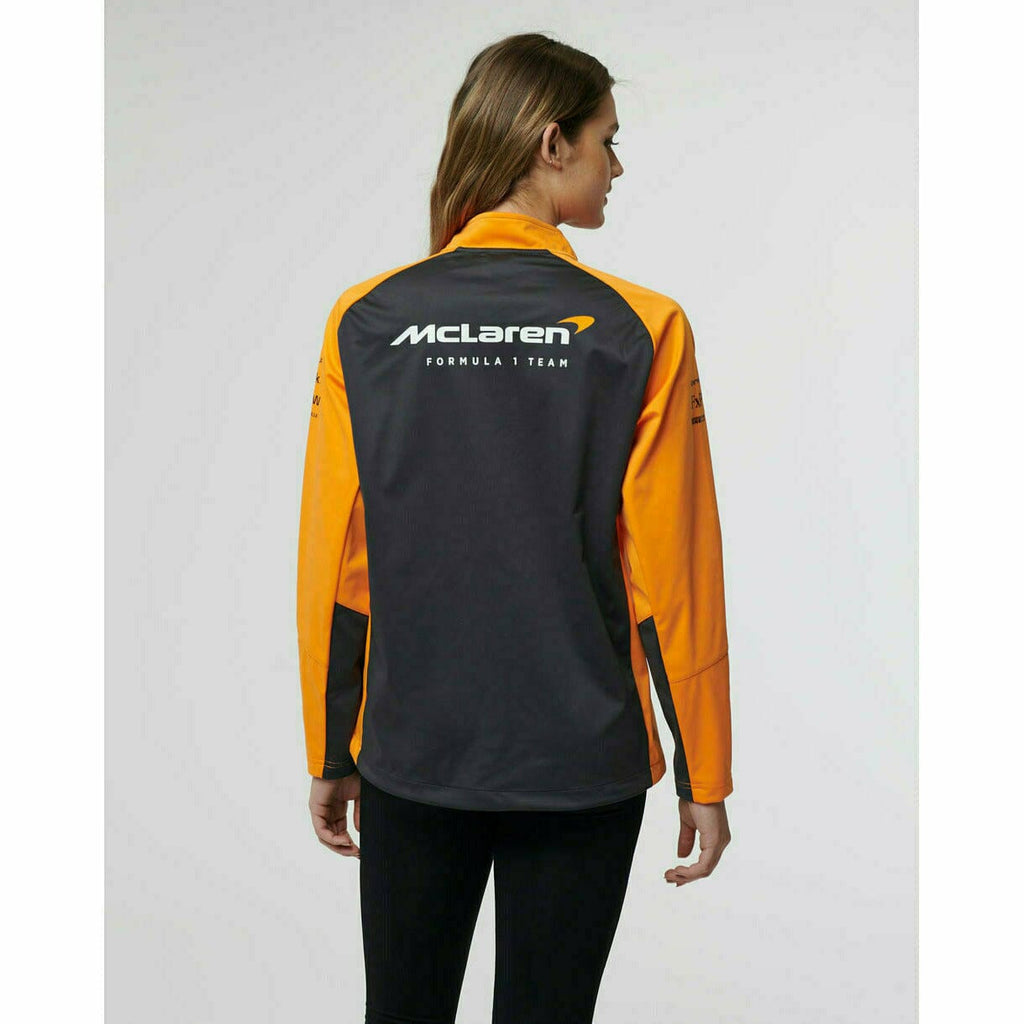 McLaren F1 Women's 2022 Team Softshell Jacket - Phantom Jackets Dark Slate Gray
