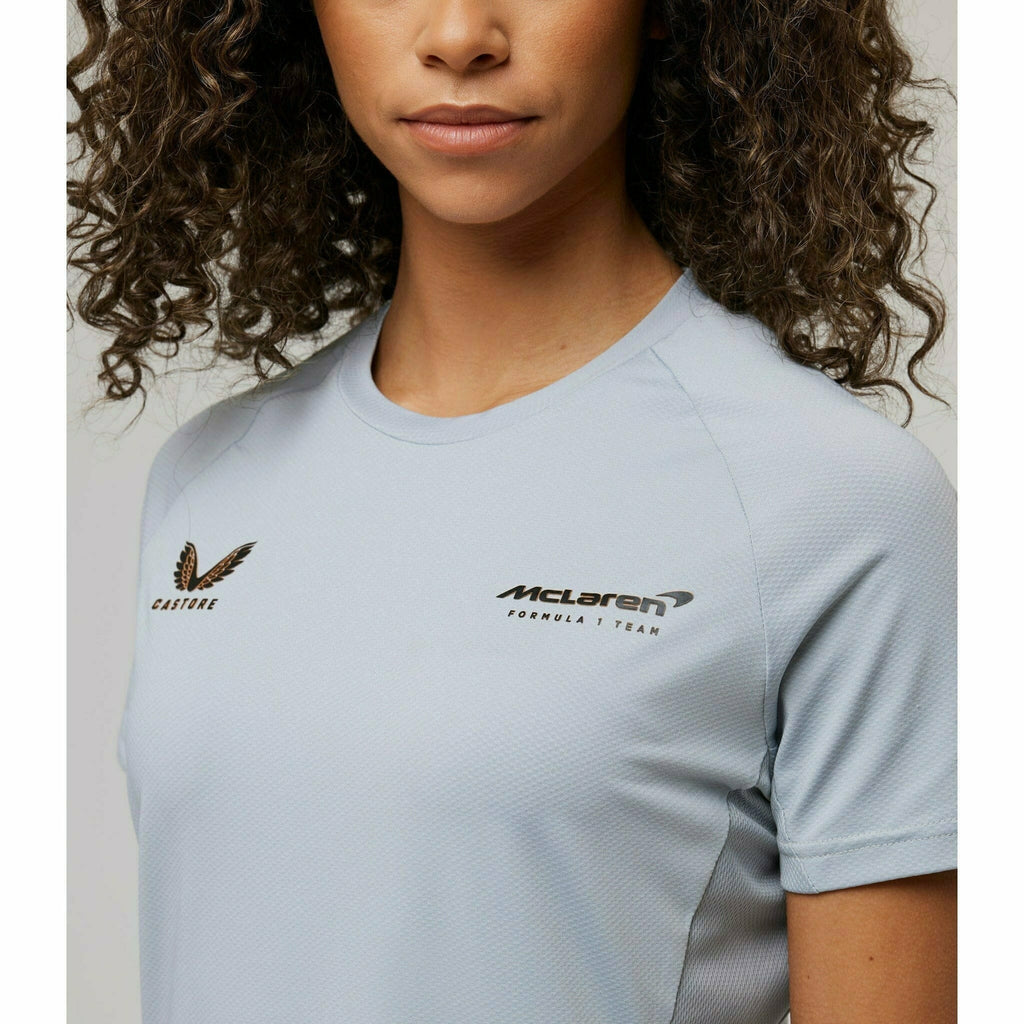 McLaren F1 Women's Performance T-Shirt  - Harbor Mist T-shirts Gray