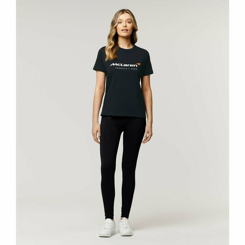 McLaren F1 Women's Core Essentials Logo T-Shirt -Papaya/Phantom/Blue/Black T-shirts Light Gray