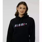 McLaren F1 Women's Miami Neon Graphic Hoodie -Black/Vice Blue/Beetroot Purple Hoodies Light Gray
