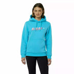 McLaren F1 Women's Miami Neon Graphic Hoodie -Black/Vice Blue/Beetroot Purple Hoodies Medium Turquoise