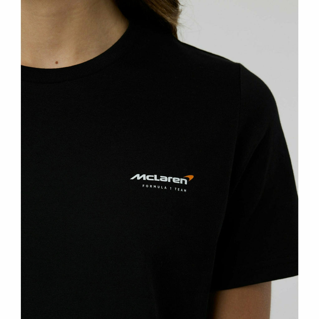 McLaren F1 Special Edition Monaco GP Women's Slogan T-Shirt - Blue/Black/Orange T-shirts Gray