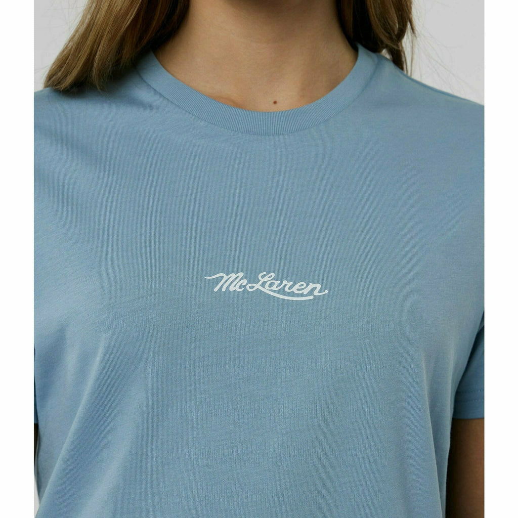 McLaren F1 Special Edition Monaco GP Women's Daniel Ricciardo #3 T-Shirt - Blue/Black T-shirts Light Slate Gray