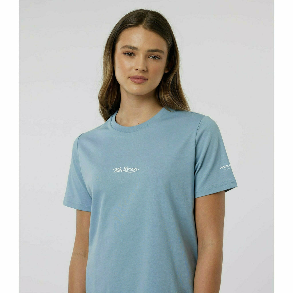 McLaren F1 Special Edition Monaco GP Women's Daniel Ricciardo #3 T-Shirt - Blue/Black T-shirts Light Gray