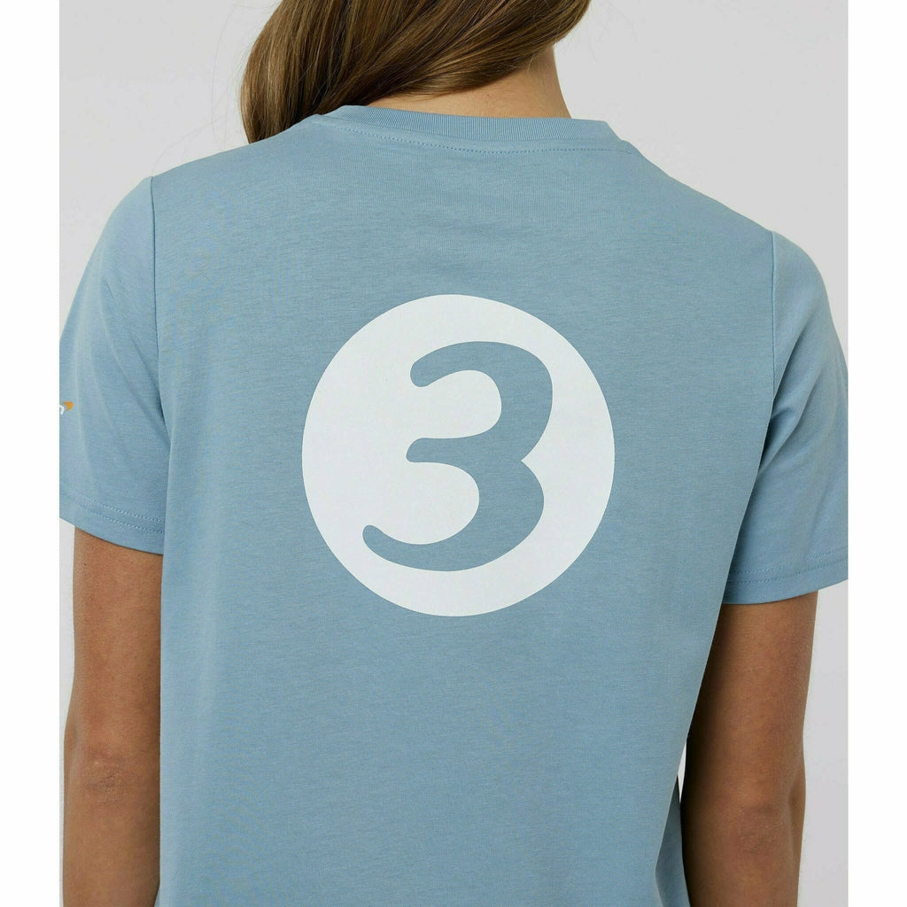 McLaren F1 Special Edition Monaco GP Women's Daniel Ricciardo #3 T-Shirt - Blue/Black T-shirts Light Slate Gray