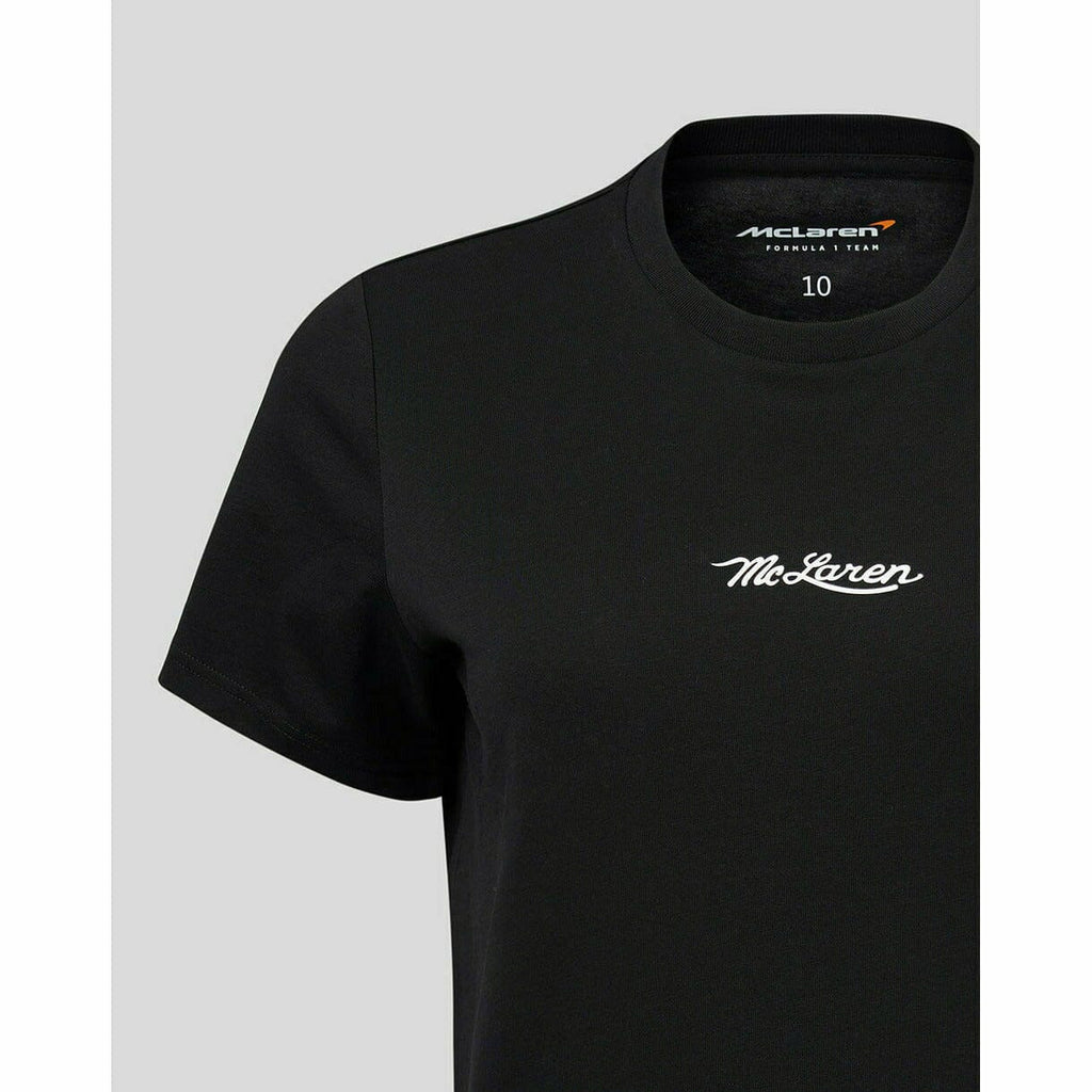 McLaren F1 Special Edition Monaco GP Women's Daniel Ricciardo #3 T-Shirt - Blue/Black T-shirts Black