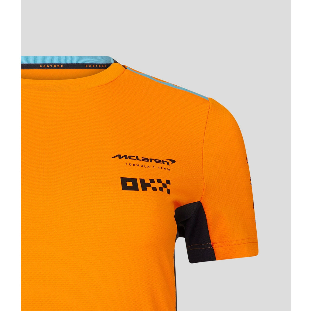 McLaren F1 Women's 2023 Team Replica Set Up T-Shirt- Papaya/Phantom T-shirts Dark Orange