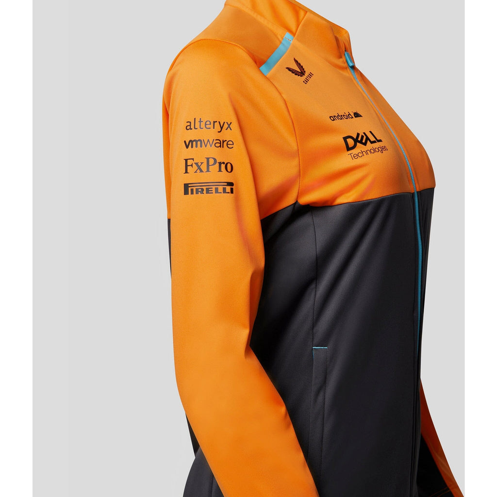 McLaren F1 Women's 2023 Team Softshell Jacket - Phantom Jackets Black