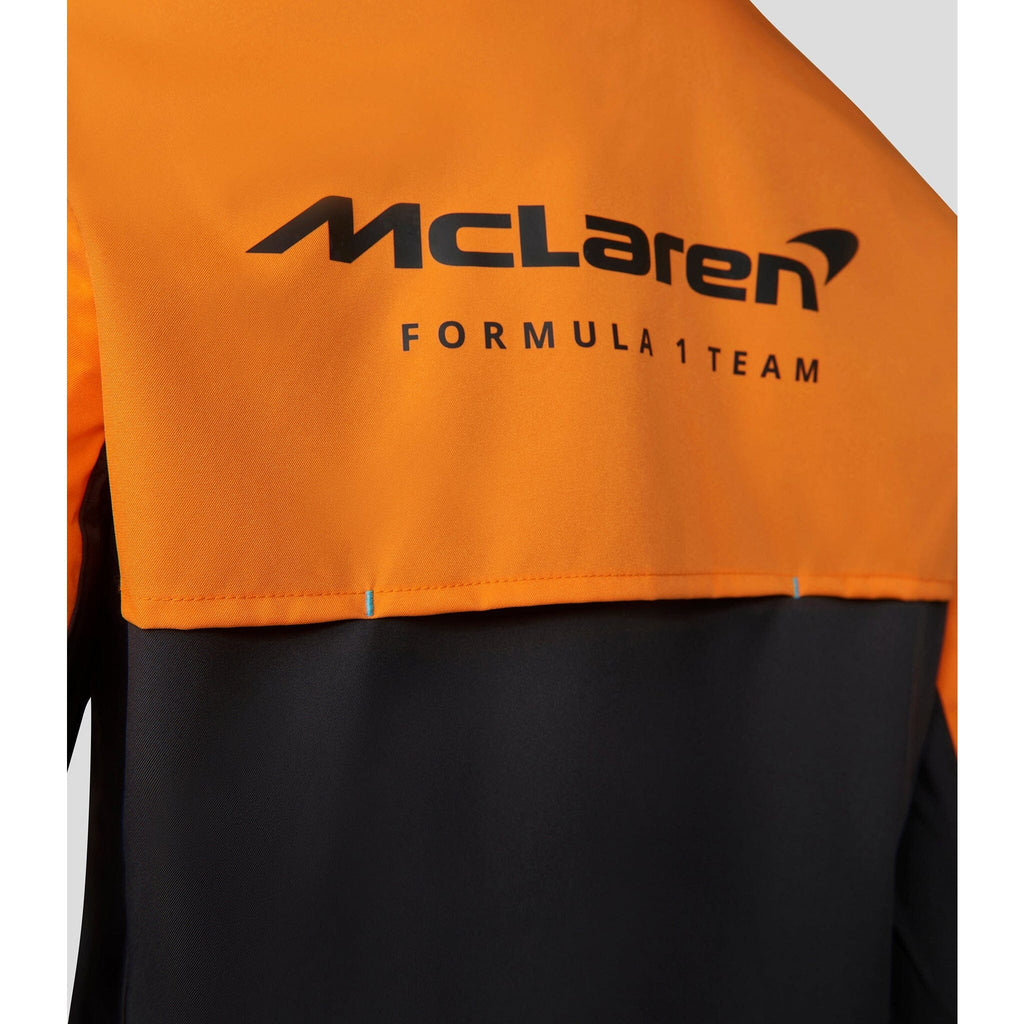 McLaren F1 Women's 2023 Team Water Resistant Jacket - Papaya Jackets Chocolate