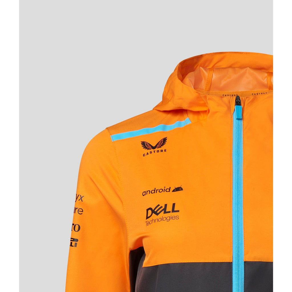 McLaren F1 Women's 2023 Team Water Resistant Jacket - Papaya Jackets Dark Orange