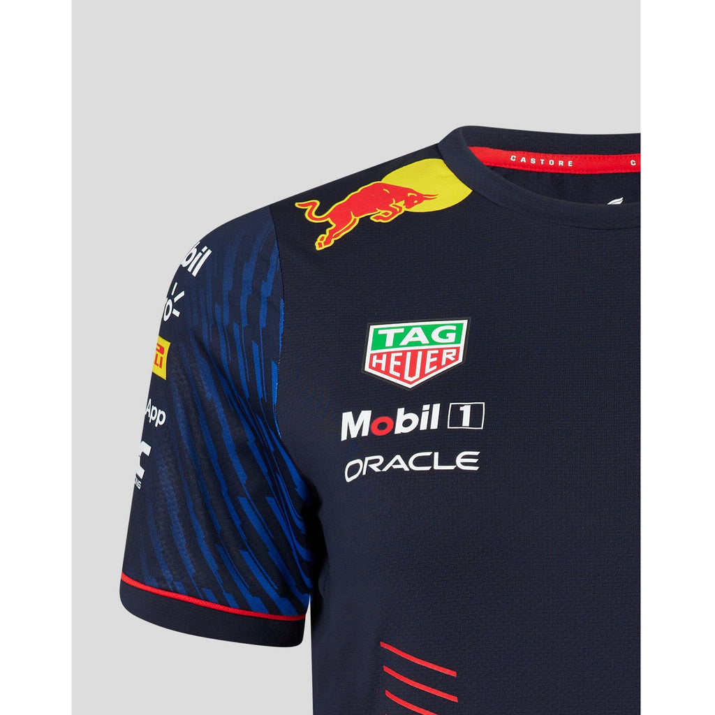 Red Bull Racing F1 Women's 2023 Team T-Shirt- Navy T-shirts Dark Slate Gray