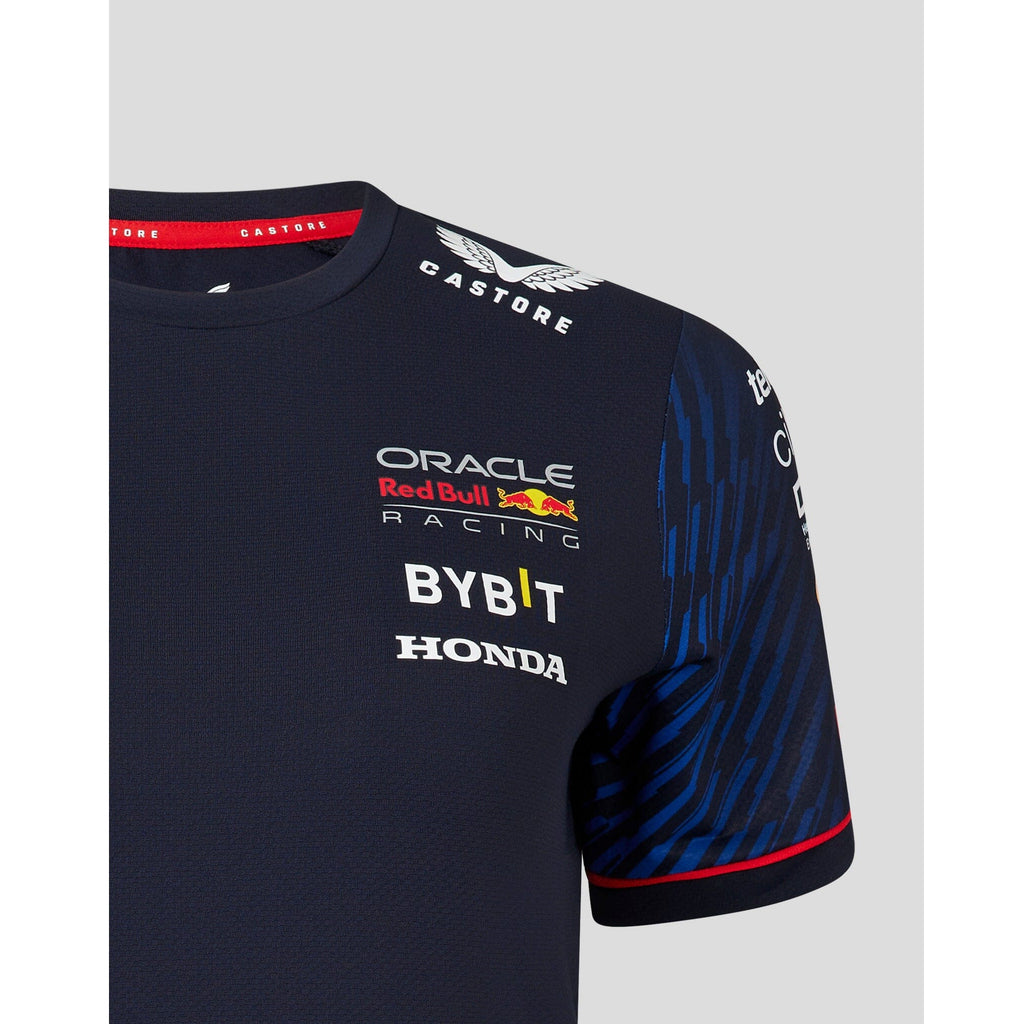 Red Bull Racing F1 Women's 2023 Team T-Shirt- Navy T-shirts Dark Slate Gray